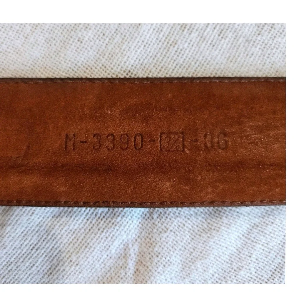 Vintage Neiman Marcus Genuine Crocodile Belt Brown Made in Spain Men's 36 Exotic
